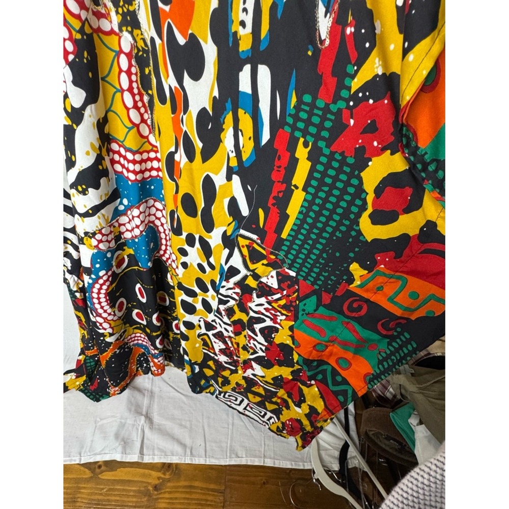 Sante Women Maxi Kaftan MuMu Resort Multi Print Sequin Cruise Maximalist Lounge - Picture 8 of 12